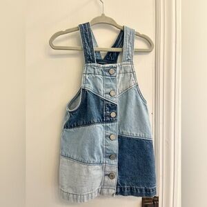 Baby gap size 18-24 months denim snap dress